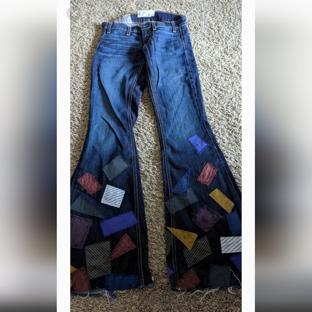 Elizabeth and James patchwork denim